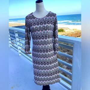 Tommy Hilfiger long sleeve floral tank dress